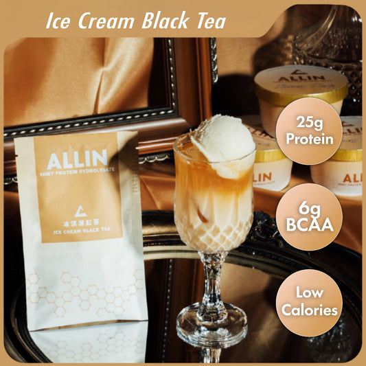 ALLIN 100% Whey Protein Hydrolysate — Ice Cream Black Tea